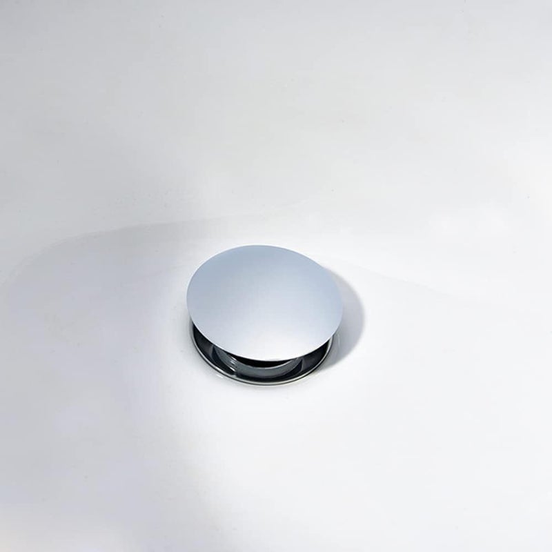 Yodel Faucet Bathroom Sink Drain with Overflow - Big Cap for Standard 1 3/4" Drain Opening - Pop Up Drain,Chrome,YDPOP-6 - Image 4